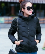 2015冬装新款韩版短装外套棉衣高中学生轻薄小款短款羽绒服女